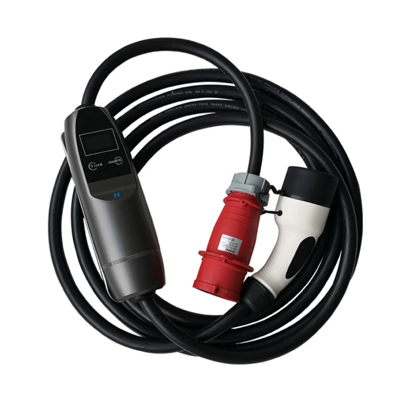 Type 2 Portable & Wall-mounted 16a 3 phase 11kw EV car charger