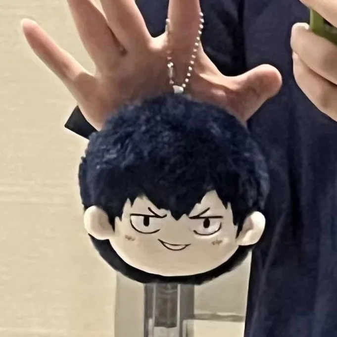 10cm Anime Haikyuu Plush Toy Mini Volleyball Boy Stuffed Doll Shoyo Hinata Kei Tsukishima Plush Pendant Keychain Toy For Gift