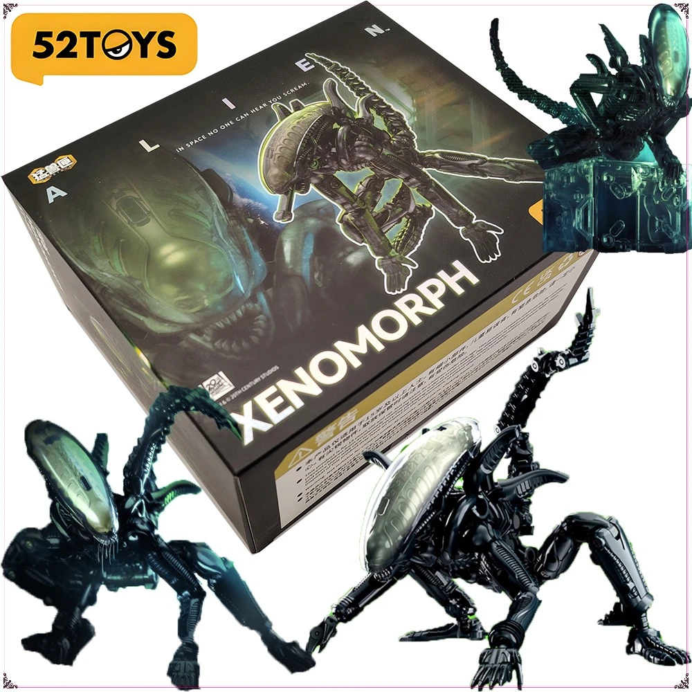 

Original 52 TOYS Xenomorph IB-13 Action Figures Movable Joints Model Collect Toys Desktop Decorative Ornaments Boys Girls Gifts
