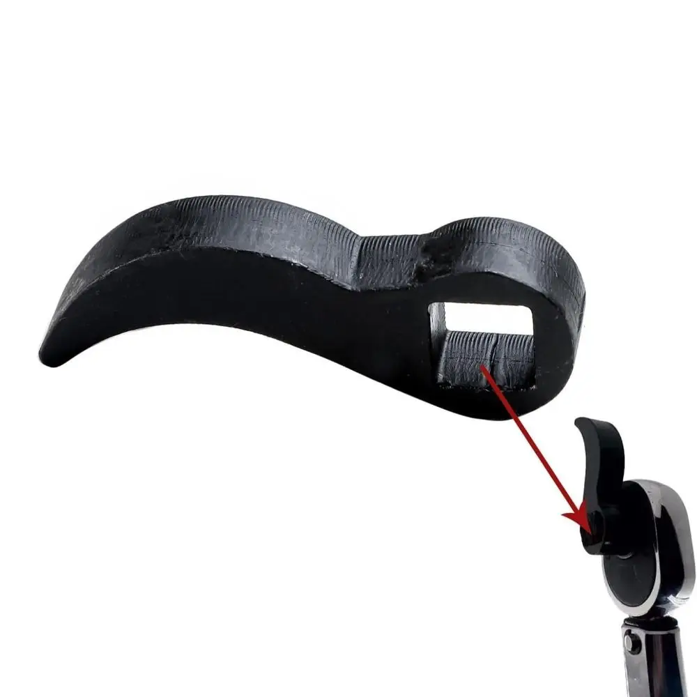 

Black Metal Wrench Tools 3/8 Inch 1/2 Inch Adjustment Wrench Horns Shape Leverage Principle Removal Tool Motorcycle