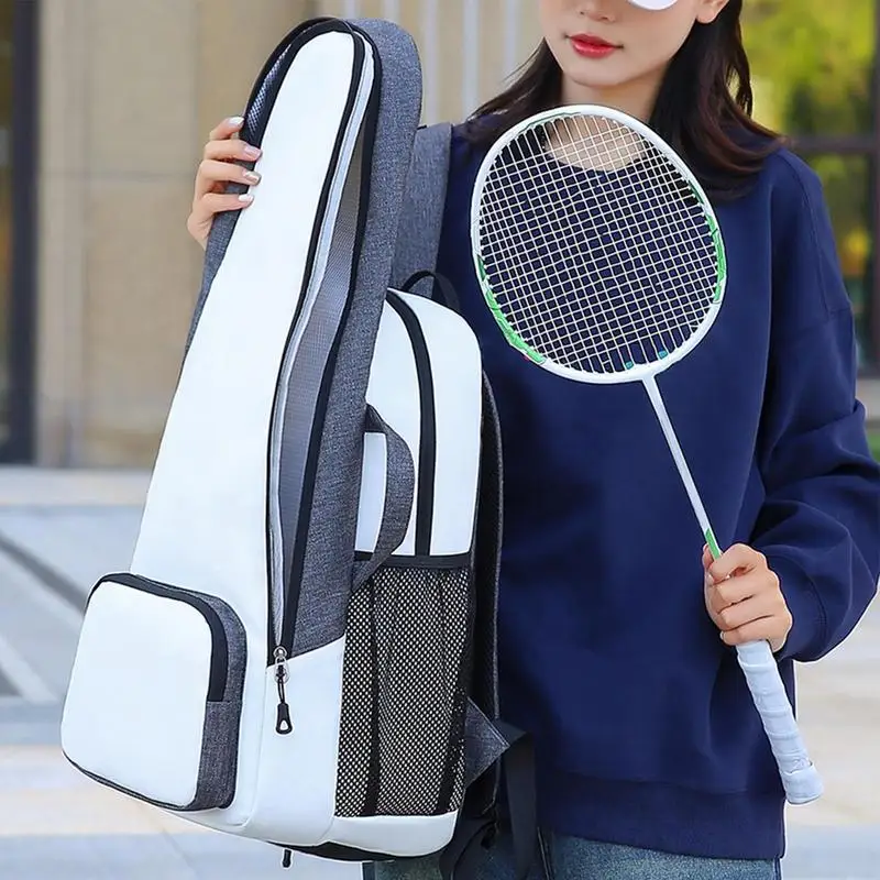 Tennis Backpack Badminton Racquet Bag Badminton Equipment Storage Supplies for Teens Youth Boys Girls Women Men Family