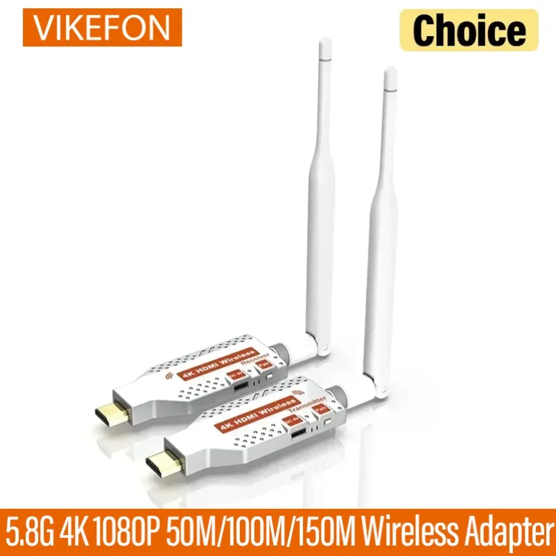 

5,8G 4K 100M HDMI-совместимый беспроводной видеопередатчик приемник удлинитель дисплея адаптер ключ для ТВ-монитора проектор ПК