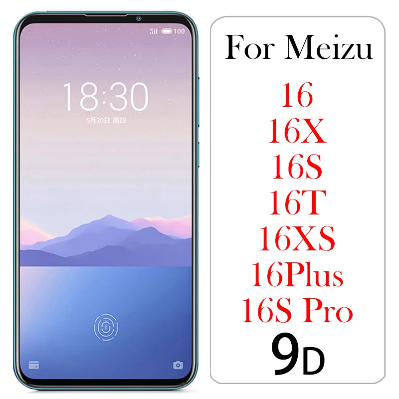 

Защитное стекло для Meizu 16 16X 16S 16T, пленка из закаленного стекла 9D для Meizu 16S X XS 16Plus 16S Pro maizu, 2 шт.