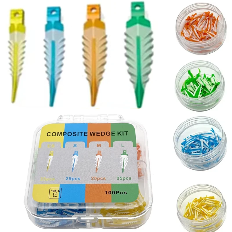 

Новый набор стоматологических силиконовых клинов для восстановления, адаптивная форма обеспечивает безопасную уплотнение матрицы и плотный проксимальный контакт.