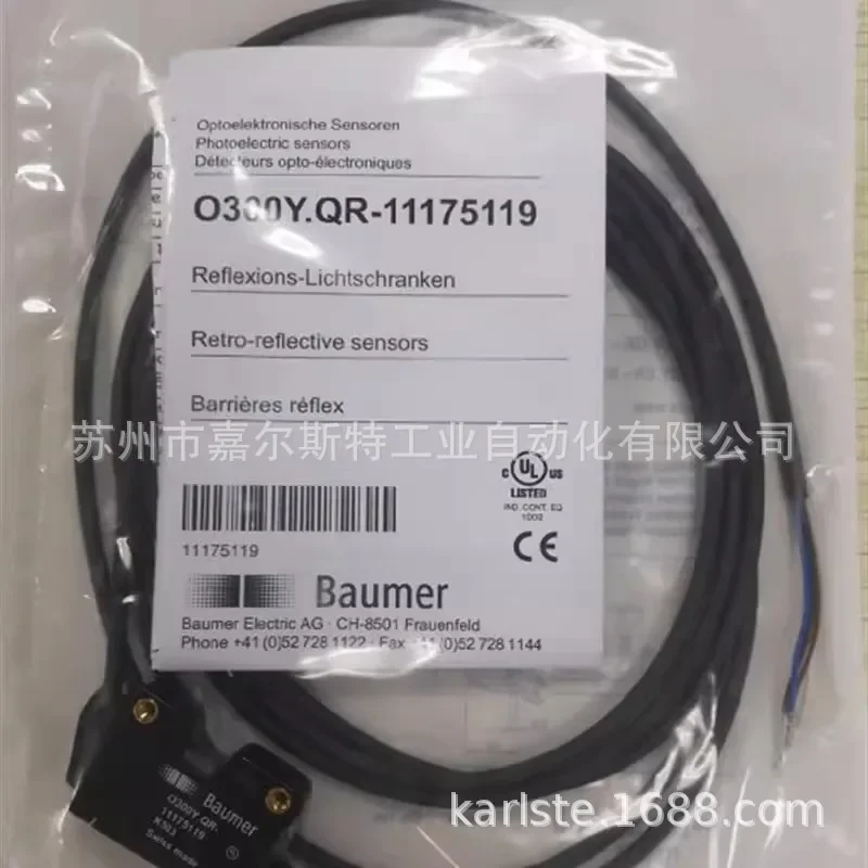 2026 [New Original] O300Y. QR-11175119 Baumer BAUMER Photoelectric Switch Sensor Bargaining