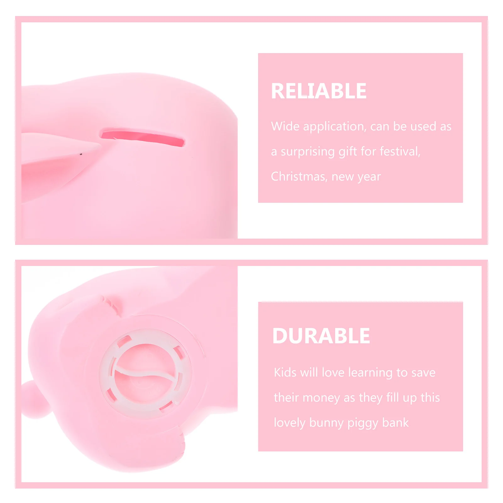 جميل أرنب أصبع البنك للأطفال الفينيل توفير وعاء عملة البنك الفتيات غير قابلة للكسر الديكور هدية صندوق توفير المال