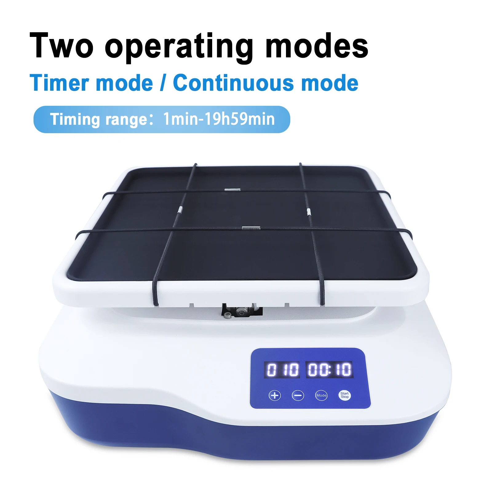 Lab SK-R1807-S LED Digital Rocking Shaker Mixing Oscillator Adjustable Speed 10-80rpm Circular Rocker
