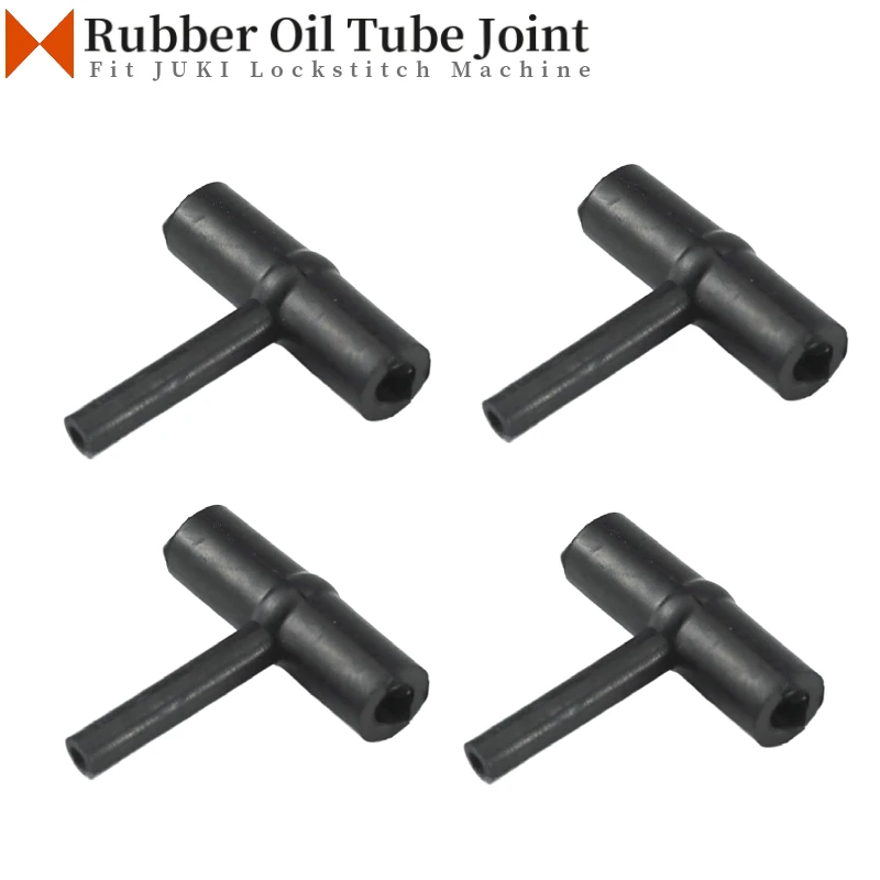 4PCS 229-24609 Rubber Oil Tube Joint Fit JUKI DDL-5550, DDL-8500, DDL-8700, DDL8700-7 Industrial Lockstitch Sewing Machine Parts