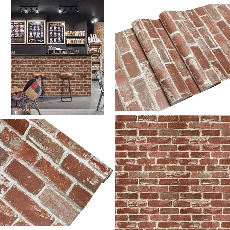 

Wallpaper, Self-Adhesive Peel and Stick Waterproof and Removable Good for Home Decoration and Furniture Renovation 17.5X 511 In
