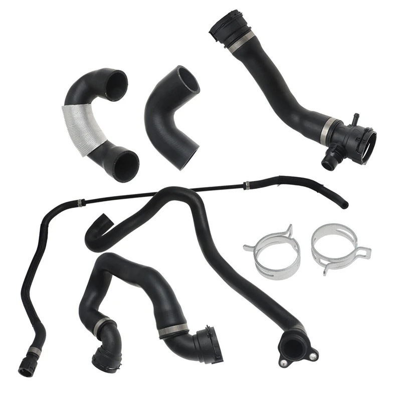 

6PCS Hoses Radiator Coolant Water Hose Pipe Kit For BMW 135I 335I 335Xi 2007-2010 Accessories Parts 11537585023 17128570061