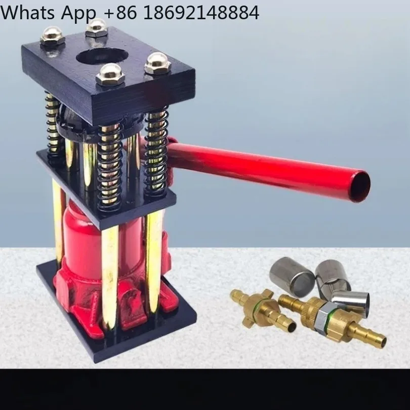 8-Tooth D-Type Hose Crimper 8-22mm - Manual Hydraulic Crimping Tool for High Pressure Tubes