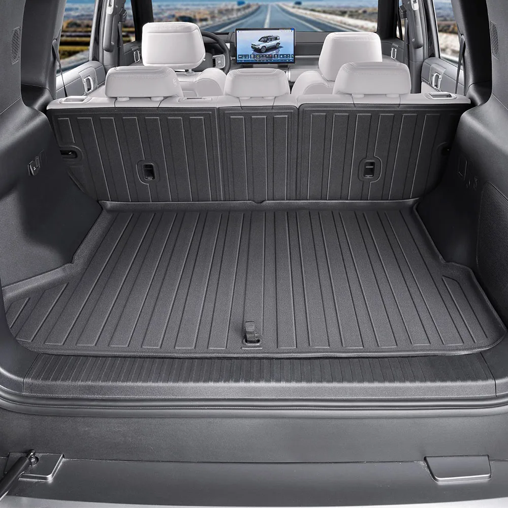 

3 Pcs TPE Trunk Mat For BYD Leopard 7/Titanium 7/Super 7 Automotive Supplies Seat Back Protection Pad Waterproof And Dirt Proof