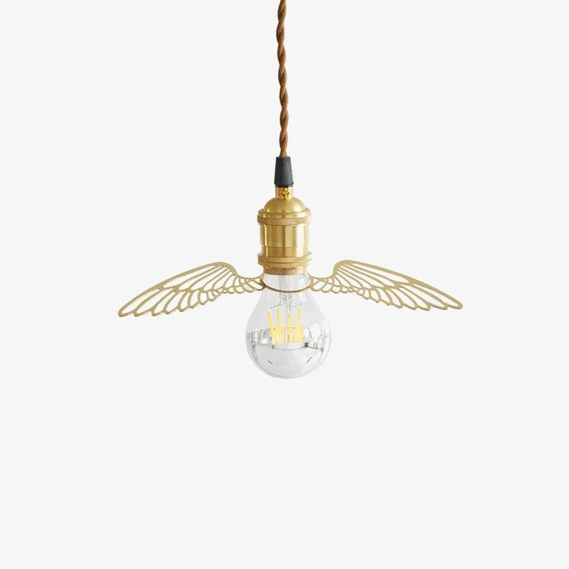 

Original design by ZORING PARK, with brass wings and creative hollow out living room and homestay chandelier