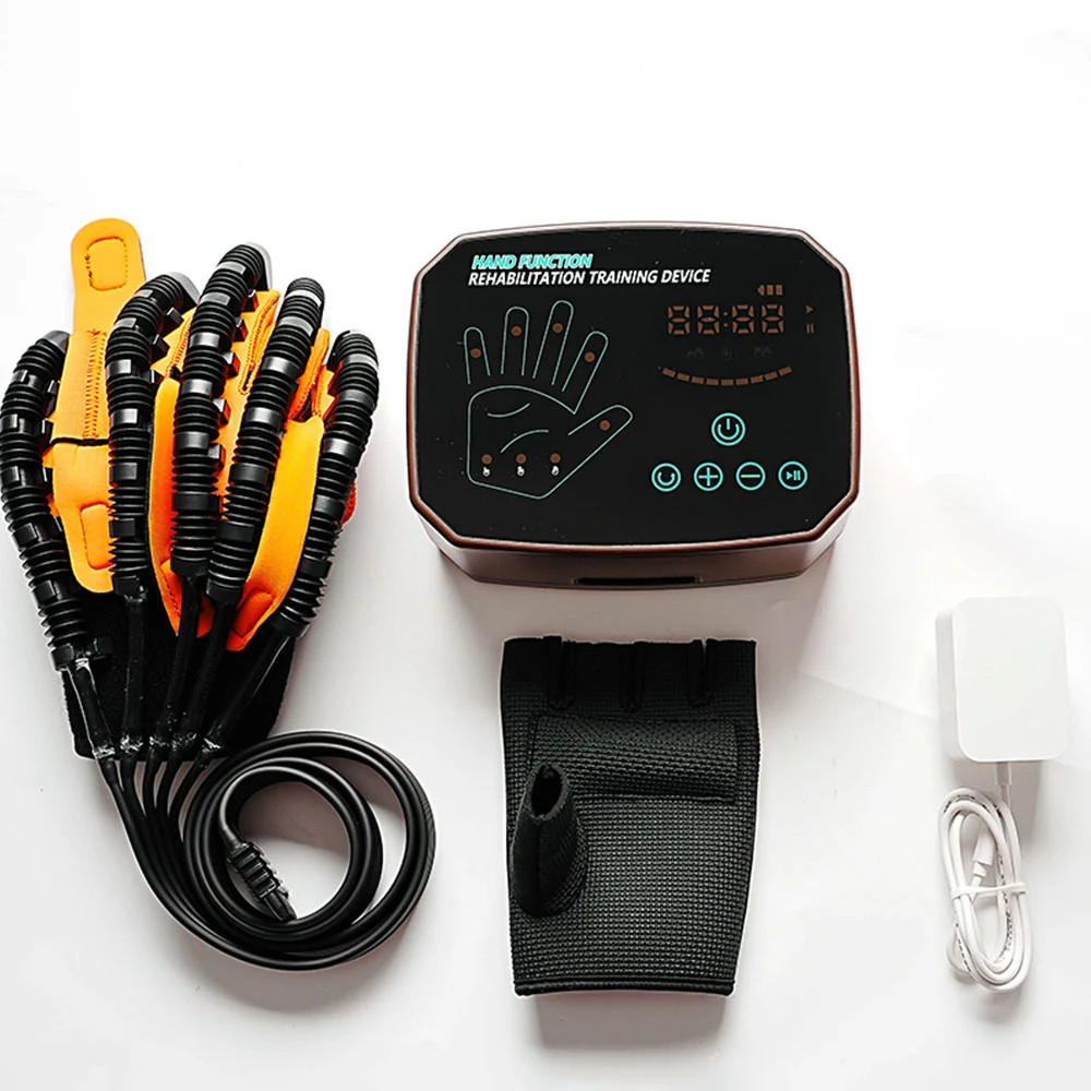 

Hand Rehabilitation Robot Gloves Trainning glove Equipment for Stroke Hemiplegia Hand Function Recovery Finger Trainer Device