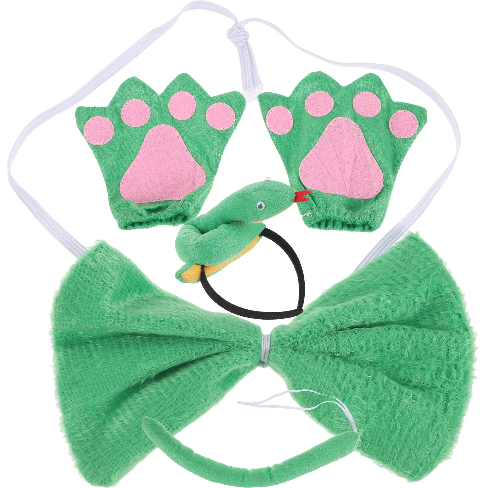 

Small Snake Headband Hair Card Kids Animal Ears Halloween Costume Photo Prop Realistic Details Party Hat Accessories Snake Ears
