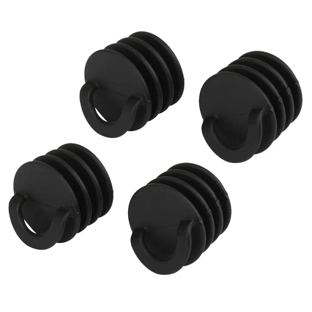 Kayak Scupper Stopper Set Lightweight Hard Plastic Parts Drain Hole Seal for Inflatable Kayak Supplies view 2
