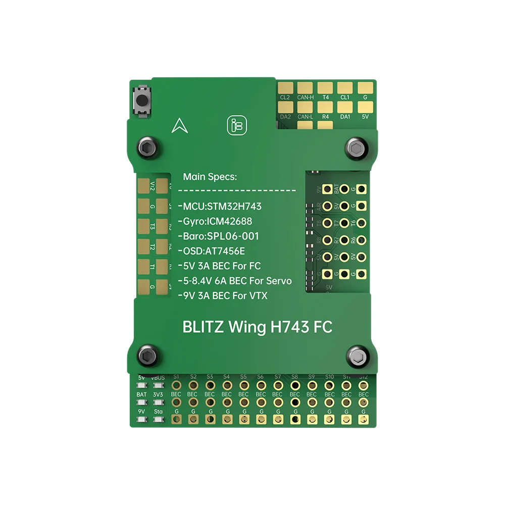 iFlight BLITZ Wing H743 Flight Controller for RC FPV Fixed-Wing Drone