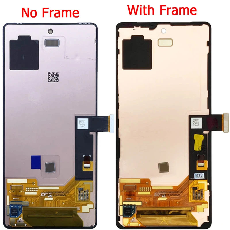 شاشة LCD تعمل باللمس مع إطار ، جوجل بكسل 7 برو ، GVU6C ، GQML3 ، بكسل 7Pro ، GP4BC ، GE2AE