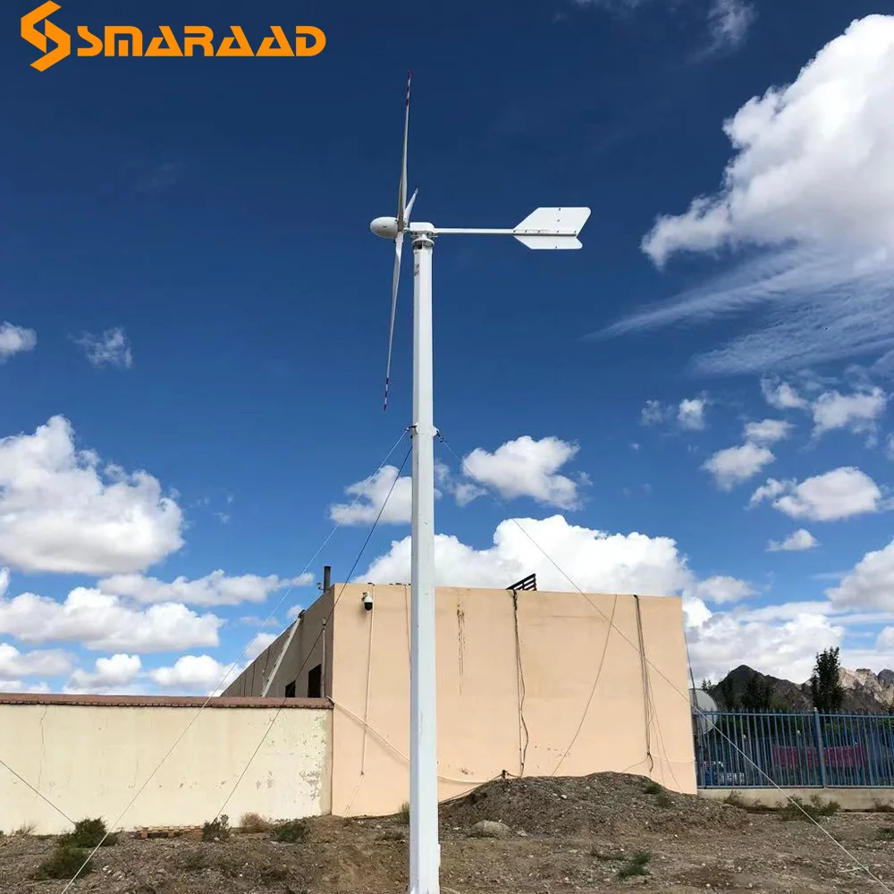 Imagem -05 - Ventilador Horizontal de Alta Potência 10kw 48v 96v 120v Off Grid 220v 380v Conexão de Grade Livre 30kwh de Eletricidade por Dia para Fazenda