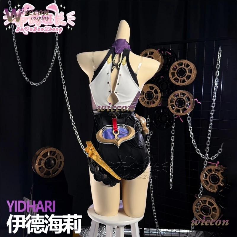 YesOk Game ZZZ جديد Yidhari أزياء تنكرية Yidhari شعر مستعار تأثيري أحذية النساء هالوين عيد الميلاد لعب الأدوار ذيل الحفلات