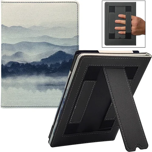 Imagen 1 del producto Funda para Onyx Boox Poke 5/Poke 5S (versión 2023) de 6 pulgadas con doble correa de mano/soporte/cierre automático