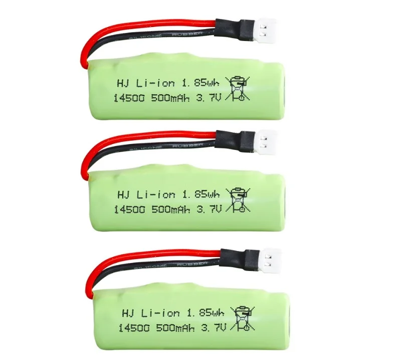 XH2.54 plug 1S 3.7V 500mAh Li-ion Battery14500 /3.7V charger For R/C Stunt Dump Car/4WD Twist- Desert Cars  R/C Climbing cars