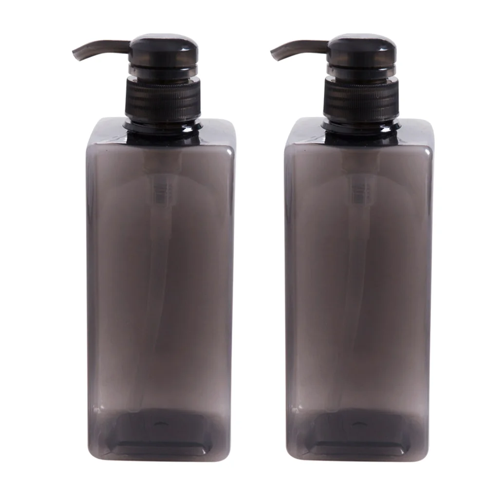 

2 Pcs Shower Gel Bottles Large Lotion -friendly Toiletries Empty Shampoo Capacity Portable