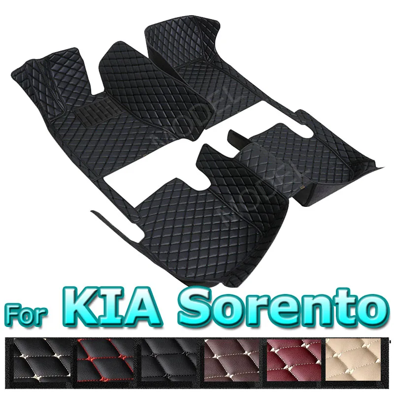 Car floor mats for KIA Sorento（five seat）2006 2007 2008 Customauto foot Pads automobile carpet cover