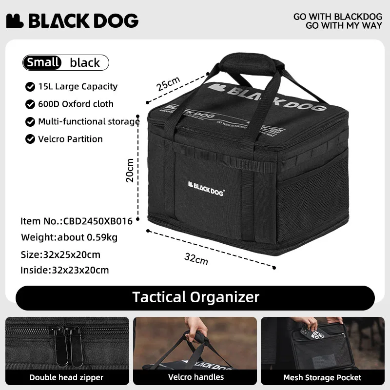 

Blackdog Outdoor Camping Gear Storage Bag Large Capacity Portable Collapsible Storage Bag Sundries Bag