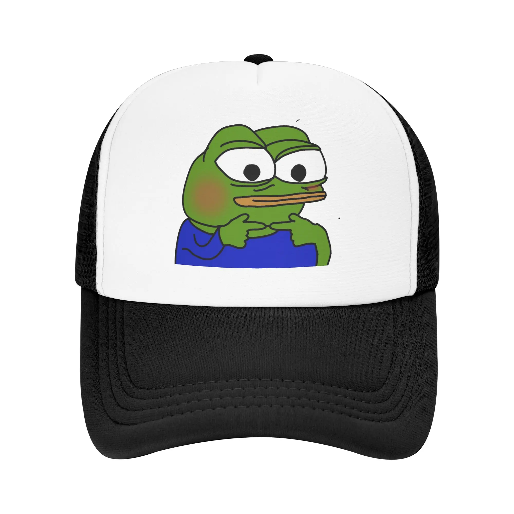 Gorra de béisbol Fashion Pepe Sad Frog Meme para hombre y mujer, transpirable, estilo camionero, deportiva, snapback