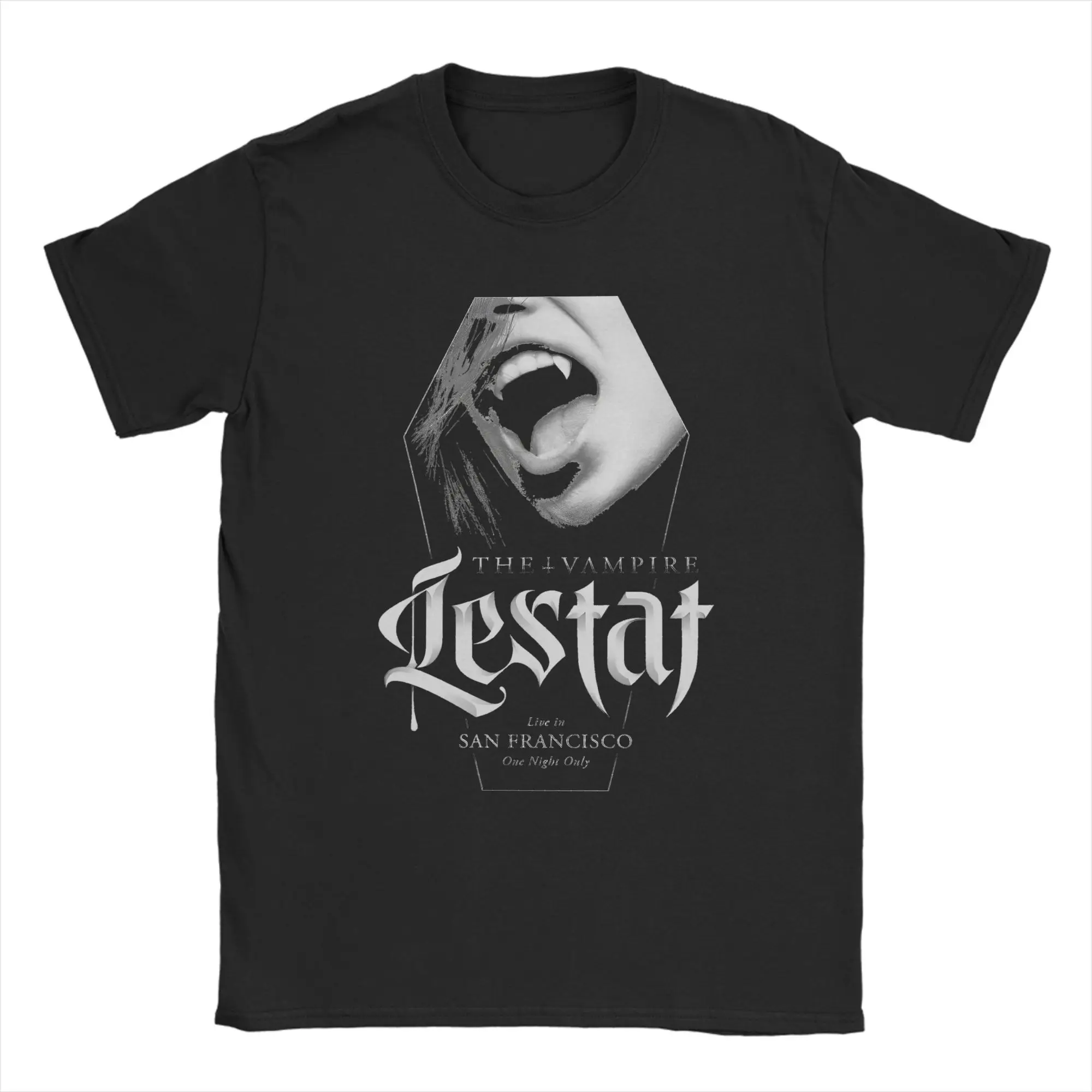 

Футболка Lestat De Lioncour Live, летние футболки в уличном стиле, хлопковая футболка в стиле Харадзюку для пар, дизайнерские футболки с короткими рукавами