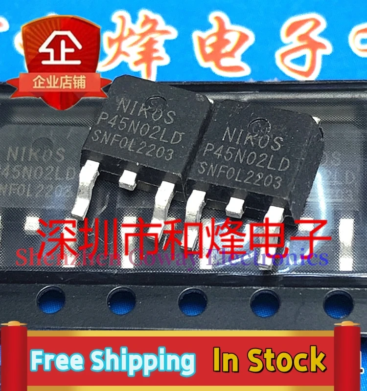 10PCS-30PCS  P45N02LD  TO-252 MOS 25V 32A   In Stock Fast Shipping