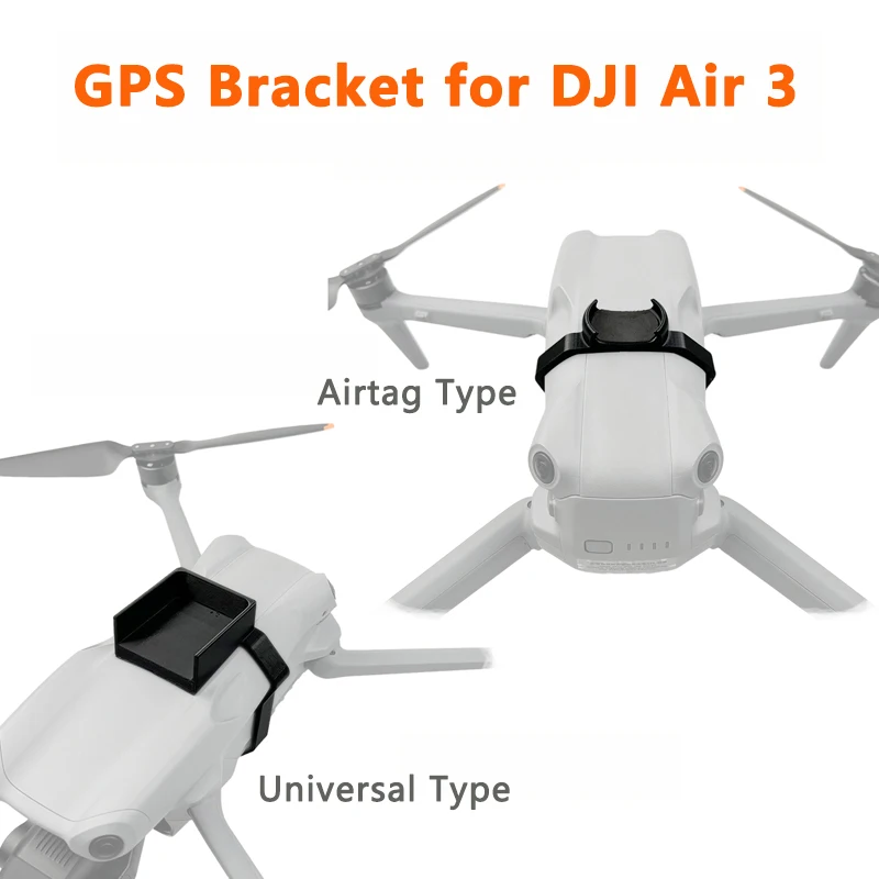 Drone Satellite Positioning Tracker Mount Bracket Carrying GPS Fixed Airtag Holder Storage Carrier Clip For DJI Air 3 Accessory