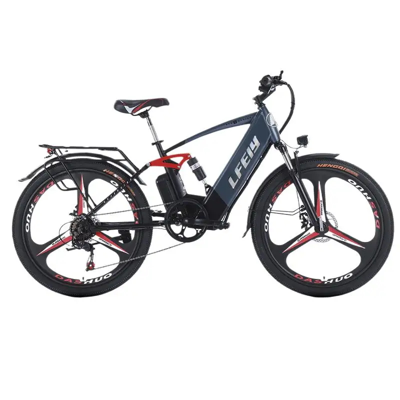 Лыжный костюм Fat Tire E Mountain Bike Lithium Pedal Power Adult Electric Bicycle