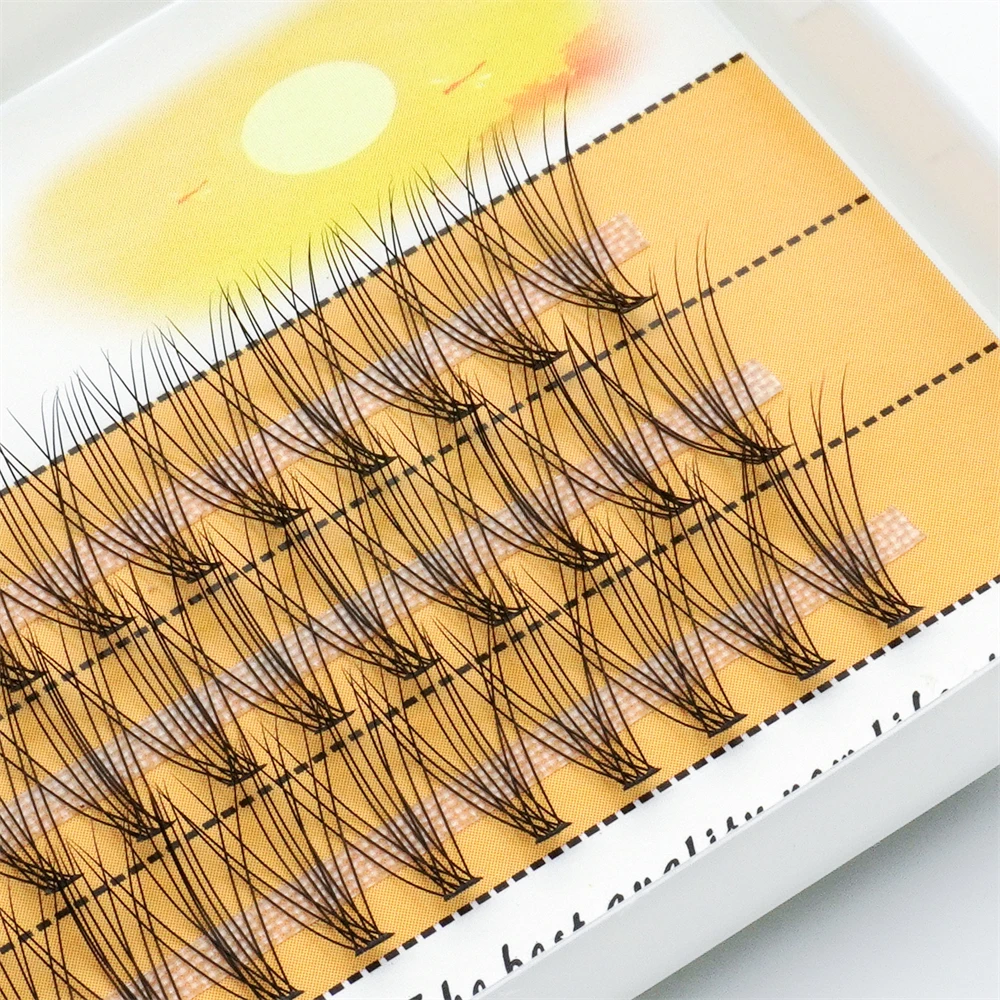 رموش صناعية ناعمة ذات عيون كبيرة طبيعية 1 صندوق 60 مجموعات مكياج شخصي جماعي لعب الأدوار رموش صناعية