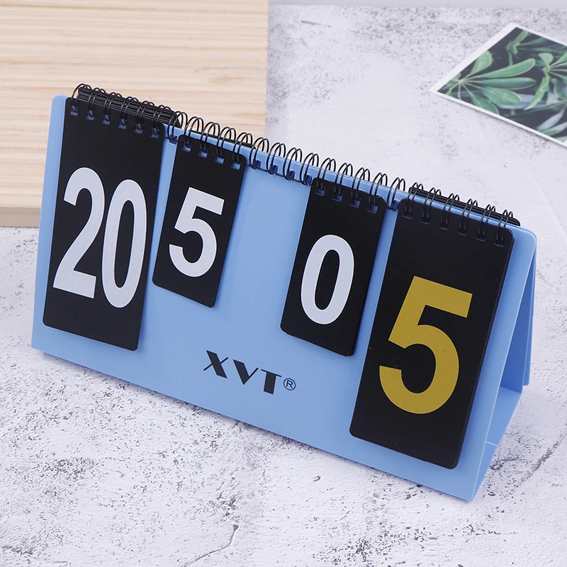 XVT 방수 경질 플라스틱 탁구 스코어보드 점수 표시기 휴대용 탁상 플립 스코어 키퍼