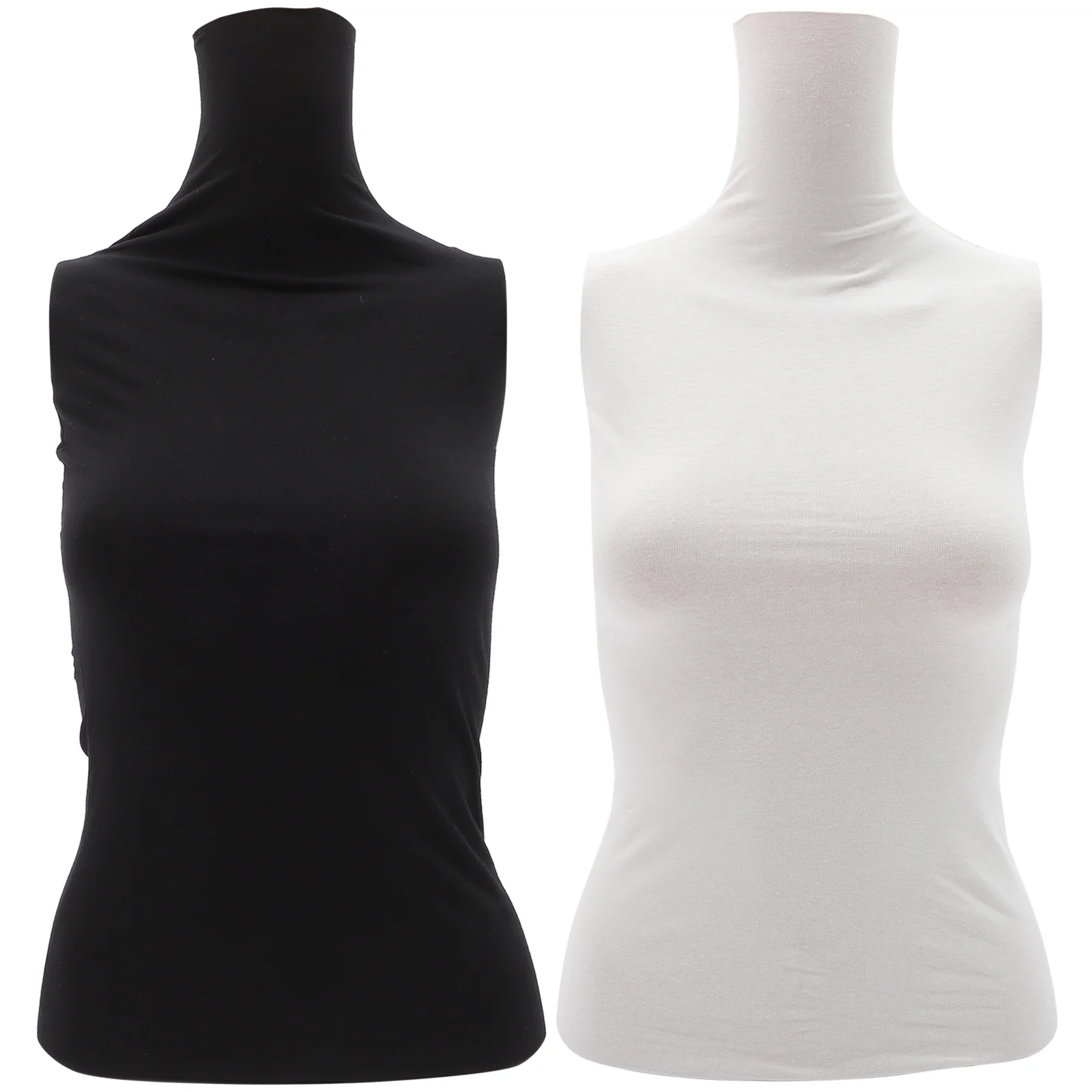 

2 Pcs Cloth Cover Mannequin Prop Decorative Overlay Accessories Cotton Headband