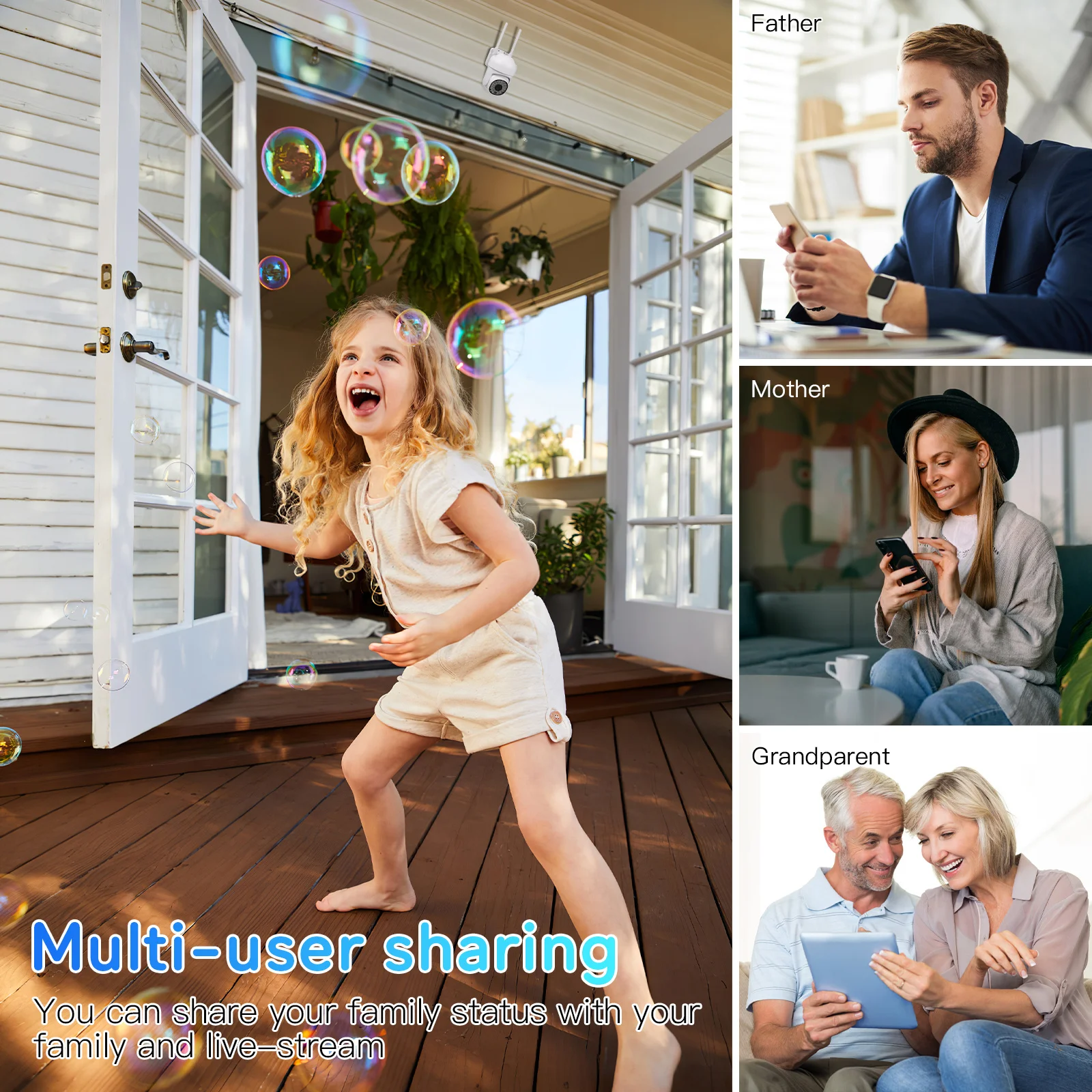 

5G Security Camera Outdoor Night Vision Motion Two-Way Audio Home Surveillance Ip Camera