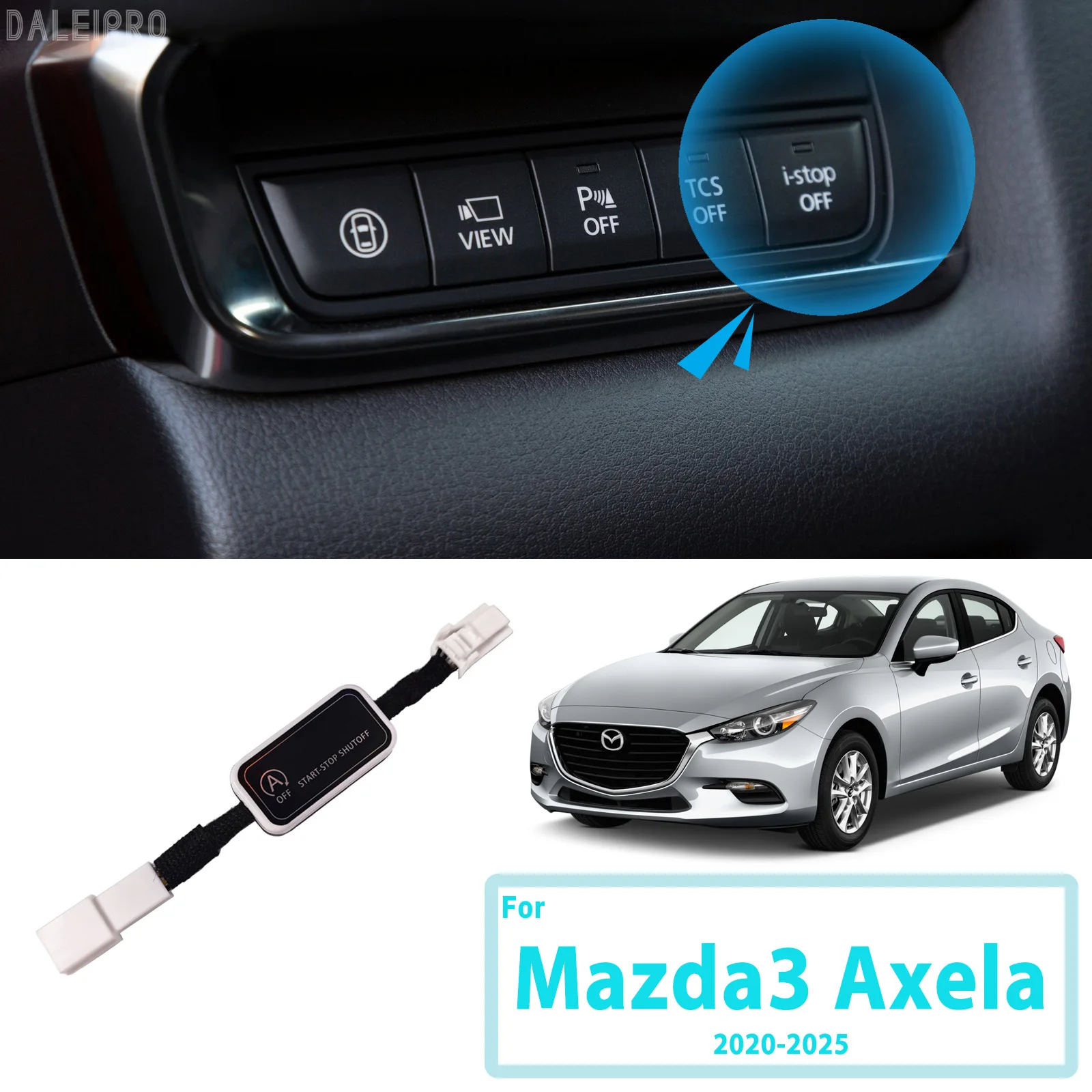 For Mazda 3 Axela BP 2020-2023 2024 2025 Automatic Stop Start Engine System Disable Smart Shut Down Car Start Stop Eliminator
