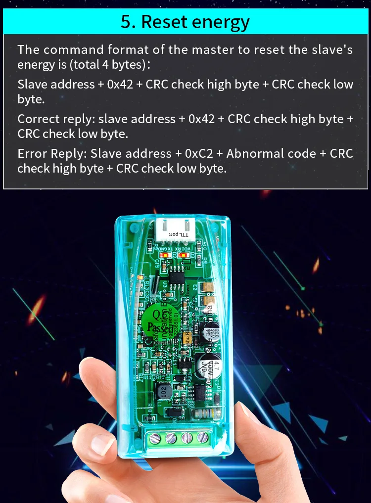PZEM 004T 4.0 Version Einphasiges Wattmeter Kwh Meter TTL Modbus-RTU 220V 100A Strom Volt Amp Frequenz Energiezähler – Detail 14