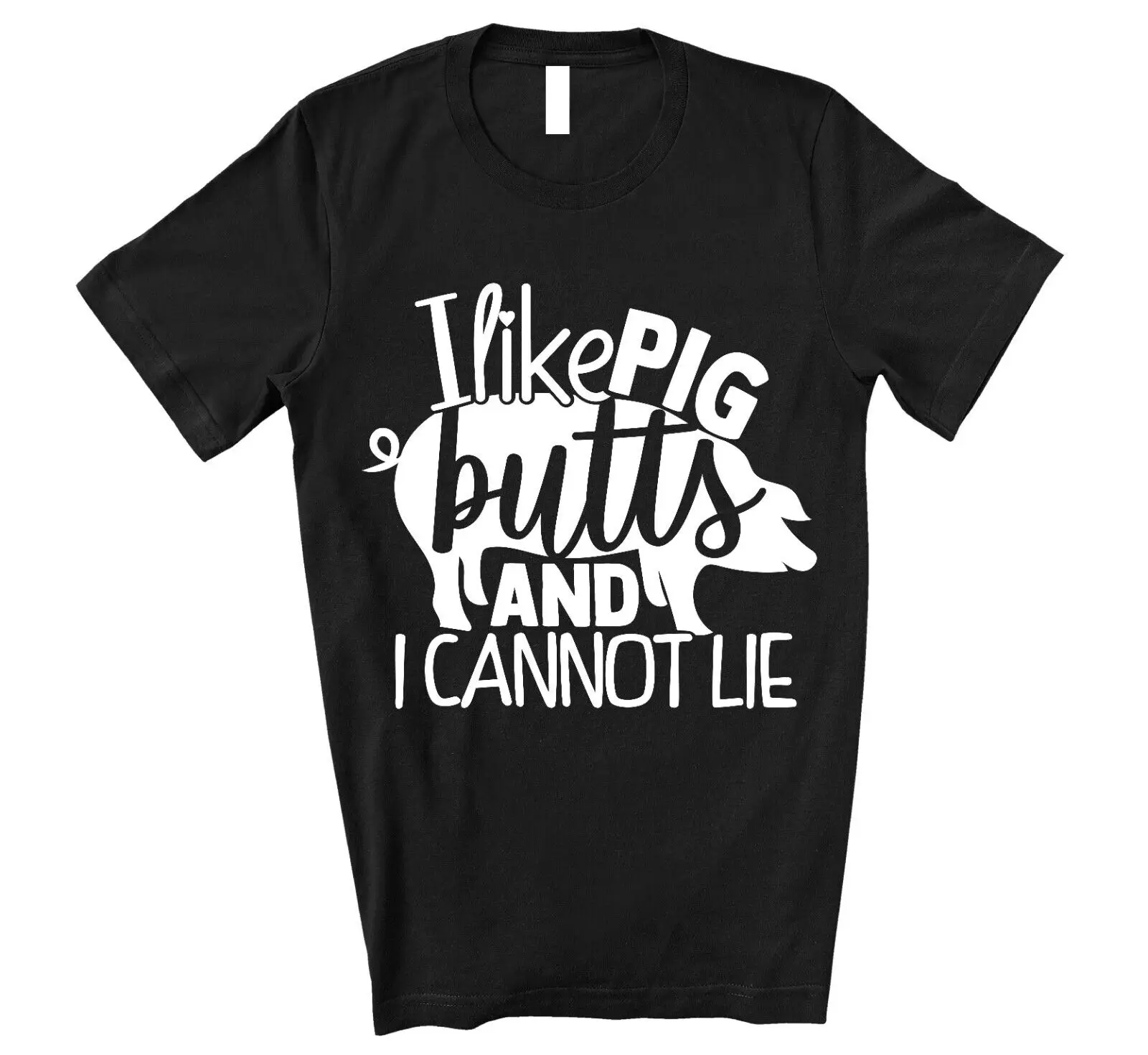 

Funny Pig shirt I Like Pig Butts Short-Sleeve T-shirt tee for unisex S-3XL