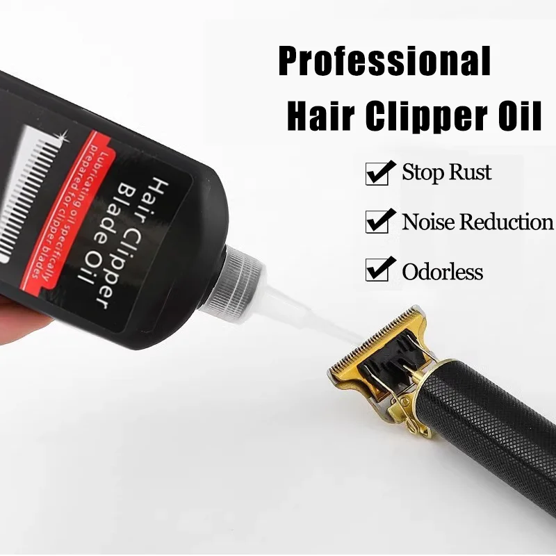 120ml Professional Hair Clipper Oil, Trimmer Lubricant, Reduces Friction, Prevents Rust, Universal for All Clippers