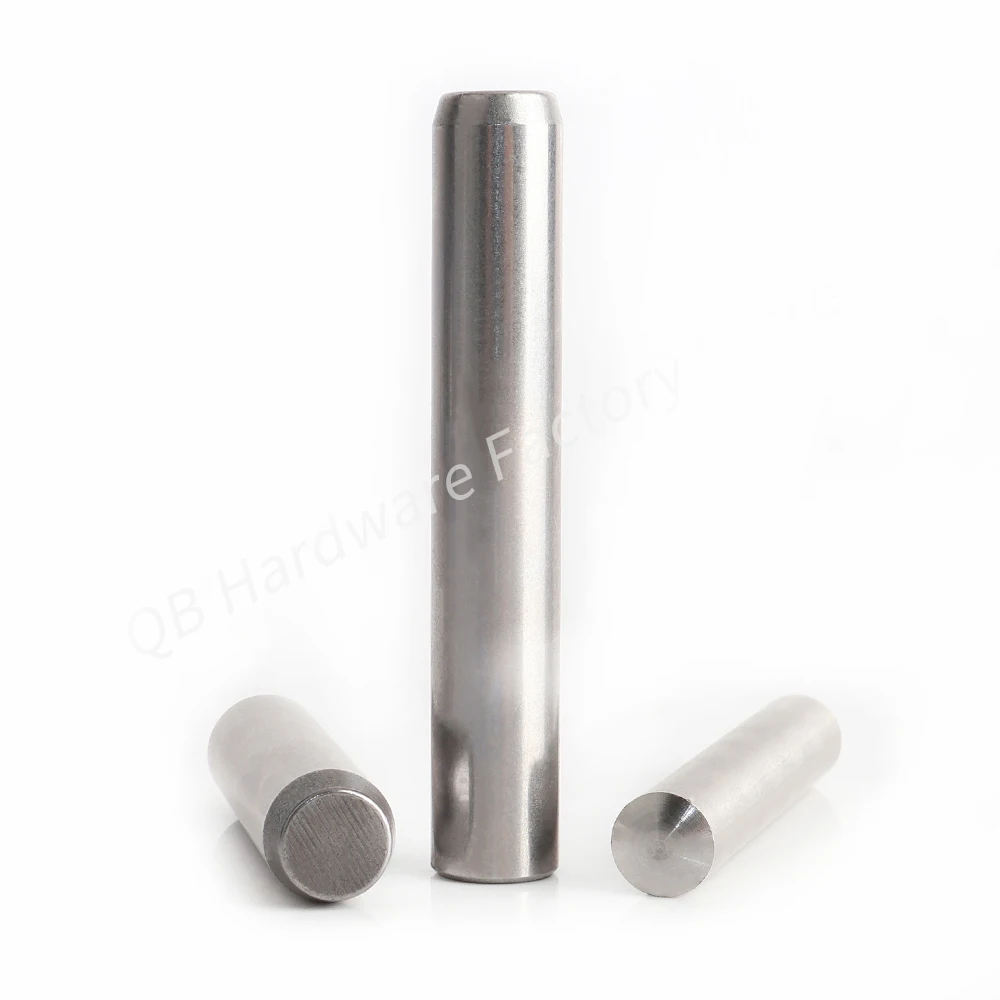 M1.5 M2 M3 M3.5 M4M5 M6 to M12 QB612 304 Stainless Steel Solid Rod Bearing Parallel Cylindrical Positioning Roll Dowel Pin