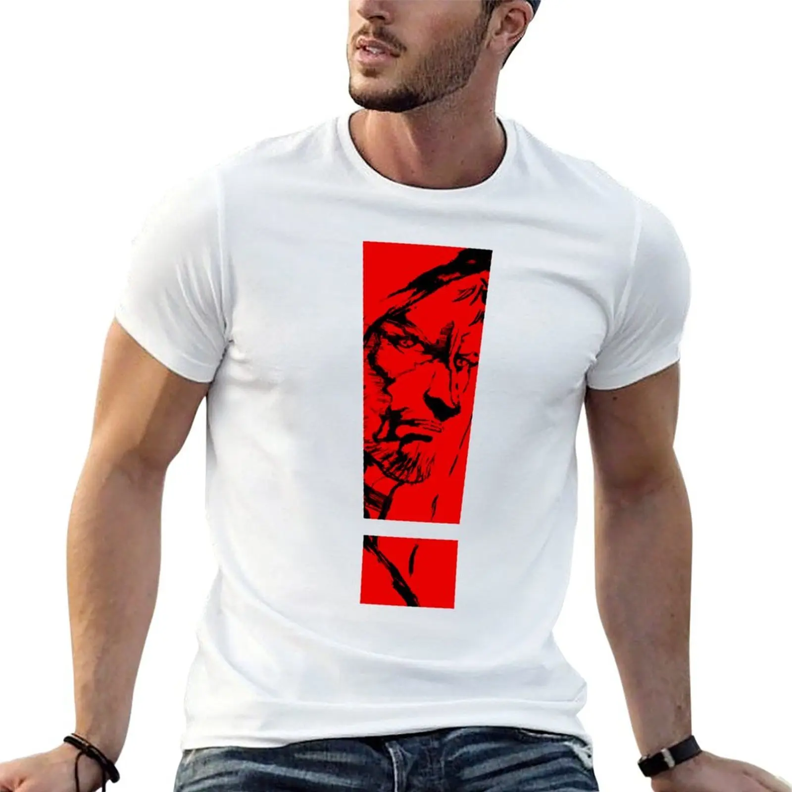 

for plain t anime T-Shirt oversize shirts man cotton t-shirt black ALERT! t casual shirt man package