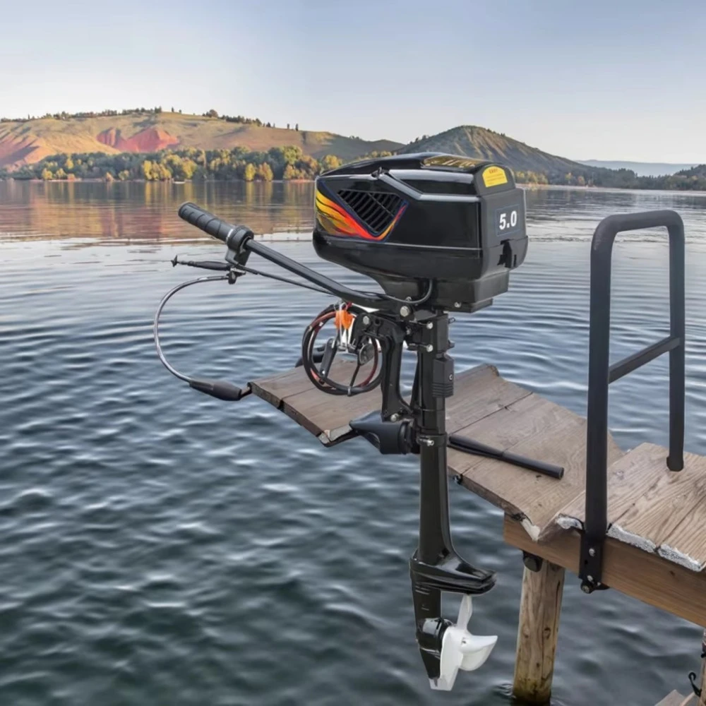 

1200W 48V Brushless DC Outboard Motor for Kayak Inflatable Boat Fishing Powerful Waterproof Lightweight Engine