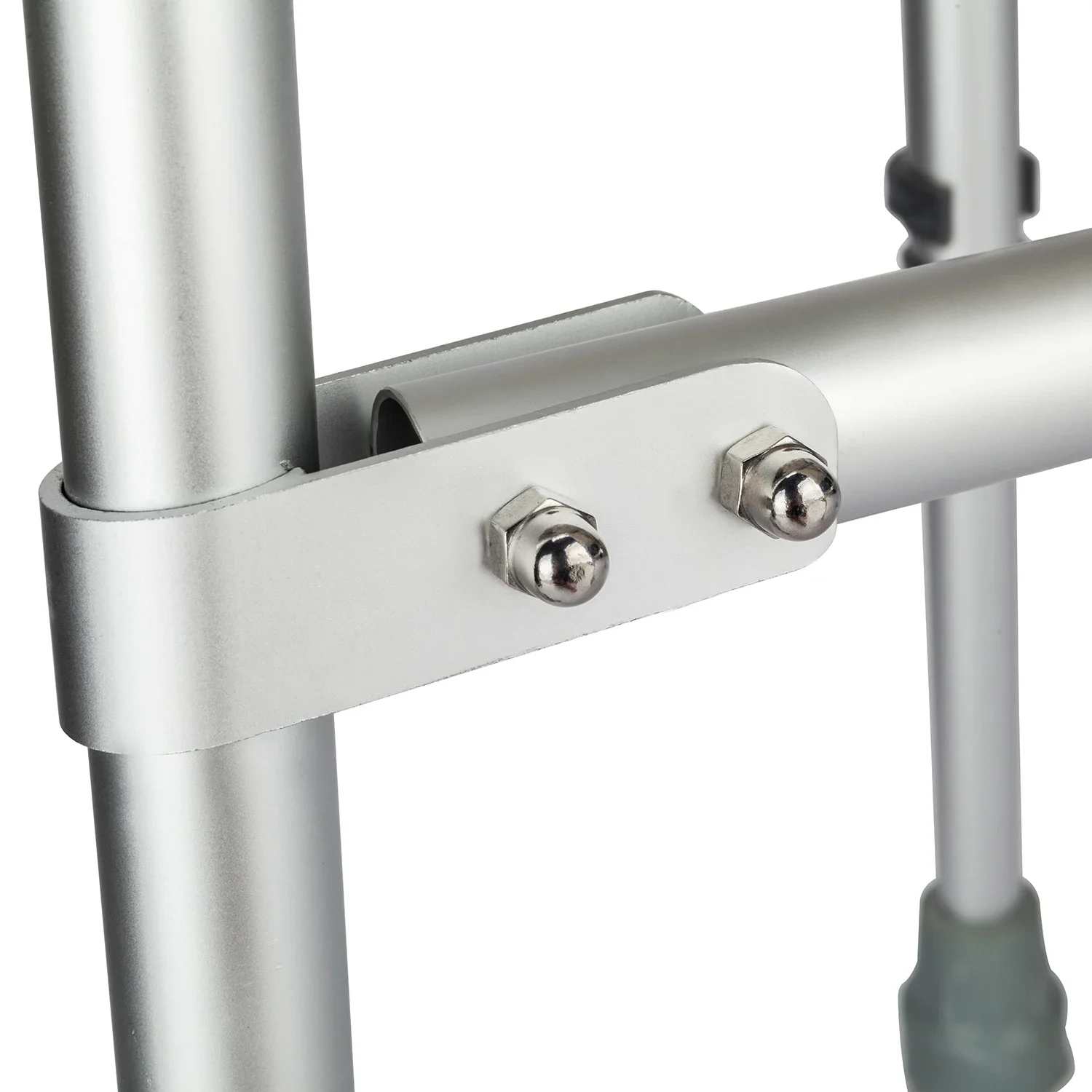 Bak Mandi Keamanan Kamar Mandi Medis Bangku Kursi Mandi Paduan Aluminium Tugas Berat Putih