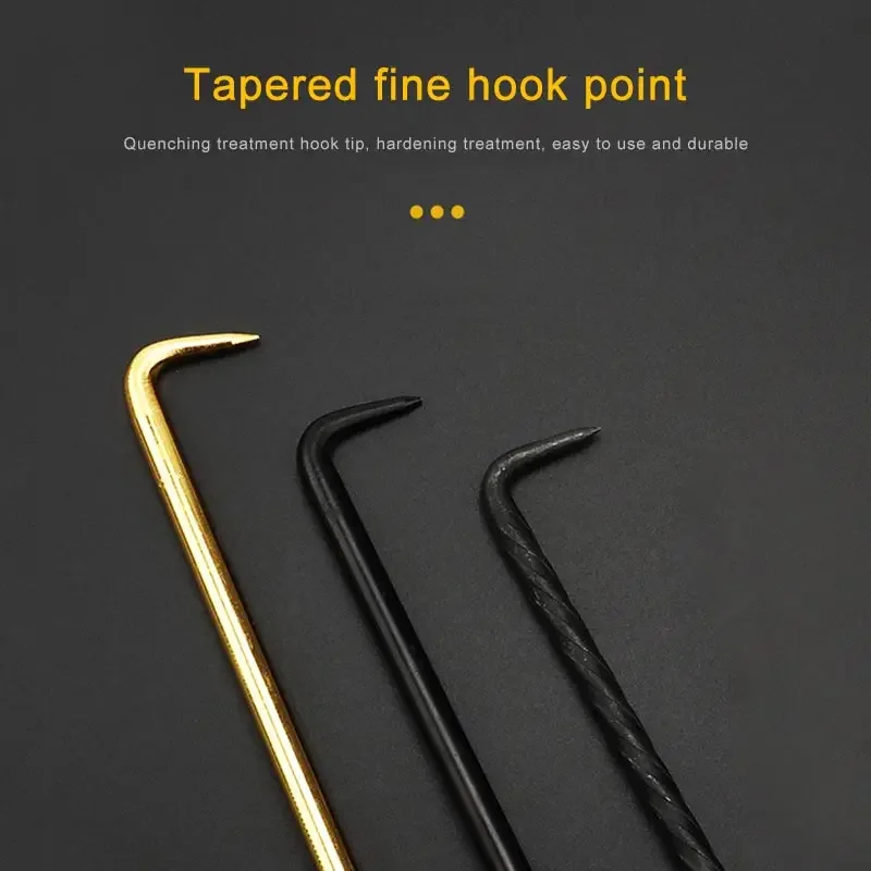 24cm Rebar Tie Hook Construction Threaded Pile Core Steel Bar Binding Hooks Rotation Semi-automatic Rebar Tie Wire Twister 1Pcs