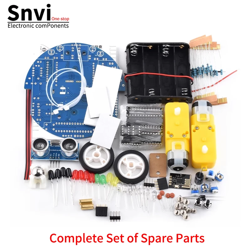 Smart Car Electronic Competition Remote Control Car DIY Kit - Robot Bluetooth MCU Programming Chassis Electronic DIY Parts