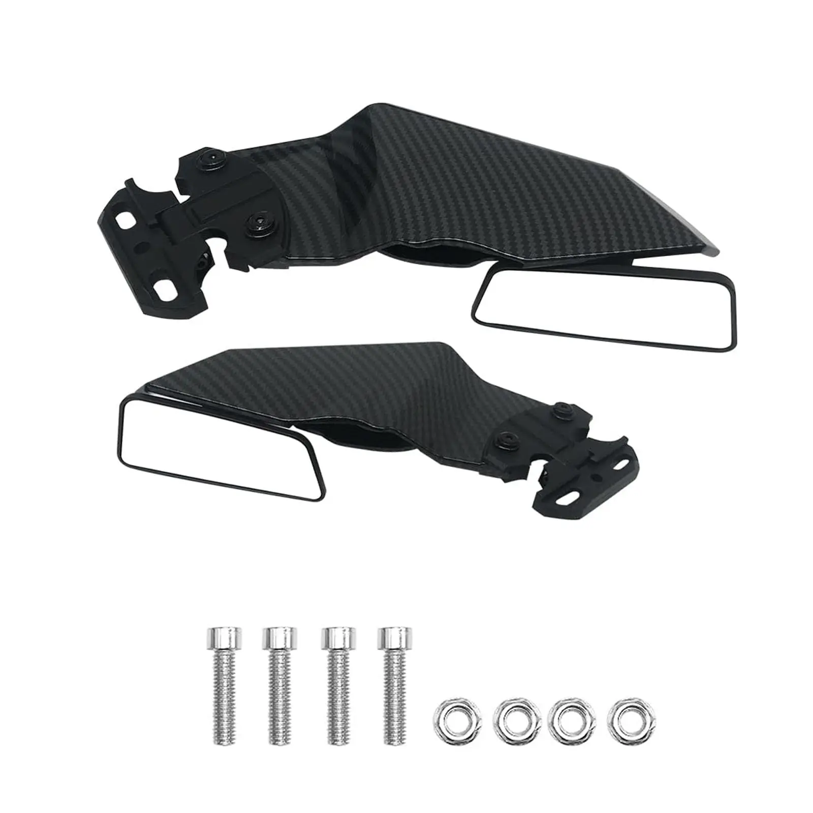 Motorcycle Mirrors For Yamaha YZF R1 R1M R3 R6 R6S R7 R15 R25 R125 Conversion Wind Wing justify Swivel Side Mirror