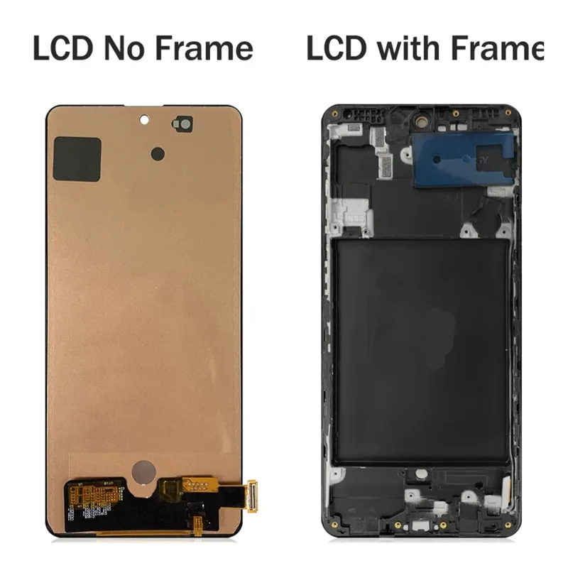 Tested AMOLED For Samsung A71 4G LCD Touch Digitizer Sensor Glass Assembly For Samsung A71 Display A715 A715F A715FD